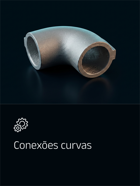 dConexões curvas