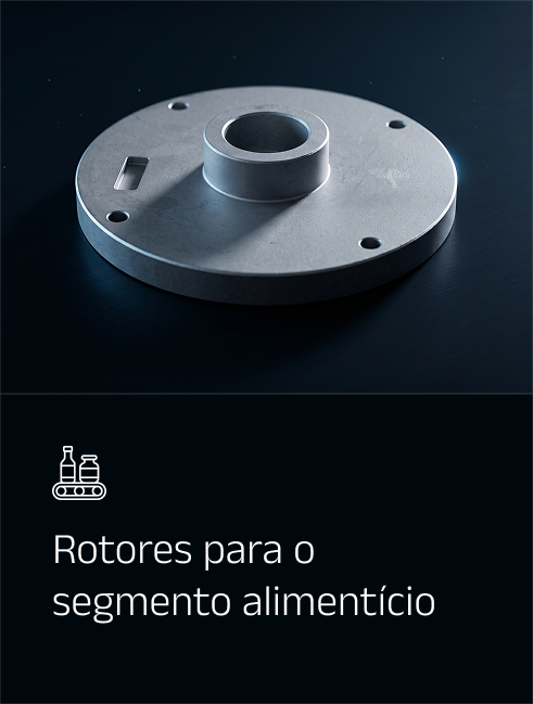 lRotores para o segmento alimentício
